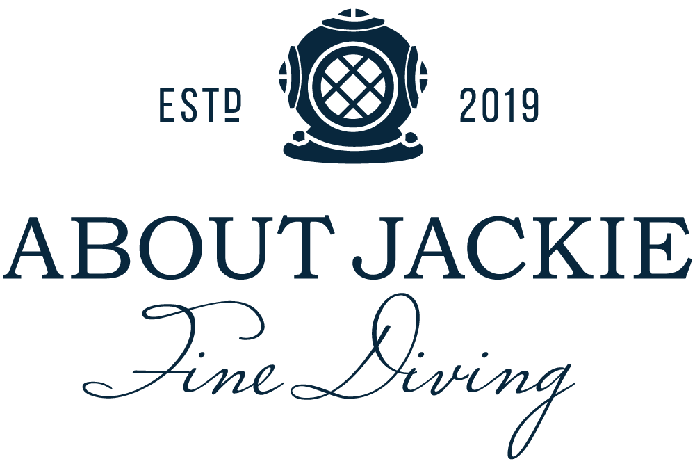Logo About Jackie Fine Diving